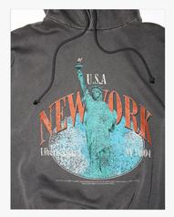 NEW YORK PRINT HOODIE