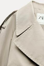 ZW COLLECTION SHORT TRENCH COAT