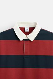 CONTRAST COLLAR POLO SHIRT