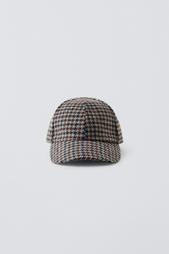 HOUNDSTOOTH CAP