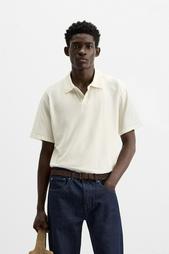 TEXTURED POLO SHIRT