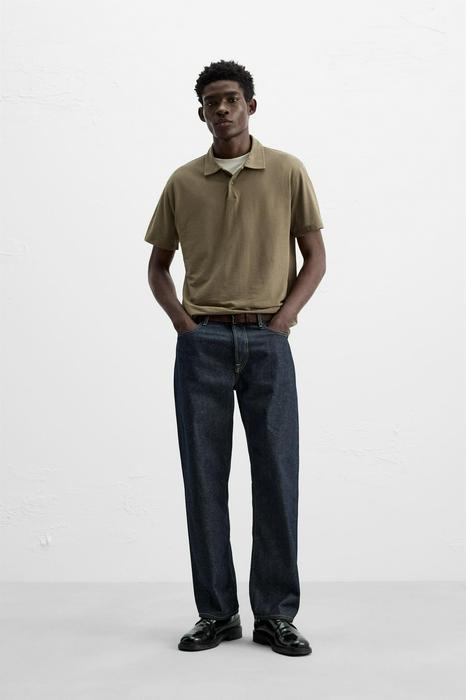 TEXTURED POLO SHIRT