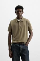 TEXTURED POLO SHIRT