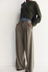 TROUSERS WITH DOUBLE PLEAT