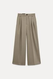 TROUSERS WITH DOUBLE PLEAT