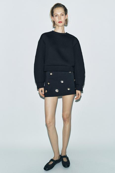 SCUBA-EFFECT SWEATSHIRT