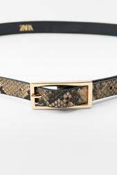 ANIMAL PRINT SLIM BELT