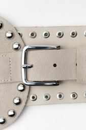 STUDDED LEATHER CORSET BELT