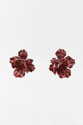 RAISED FLOWER EARRINGS