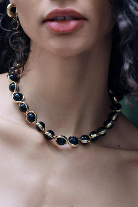 METAL BEAD NECKLACE