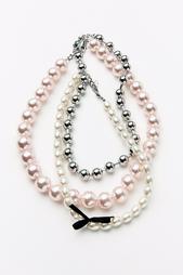 PACK OF 3 FAUX PEARL NECKLACES