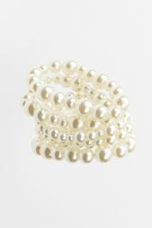 PACK OF FAUX PEARL BRACELETS