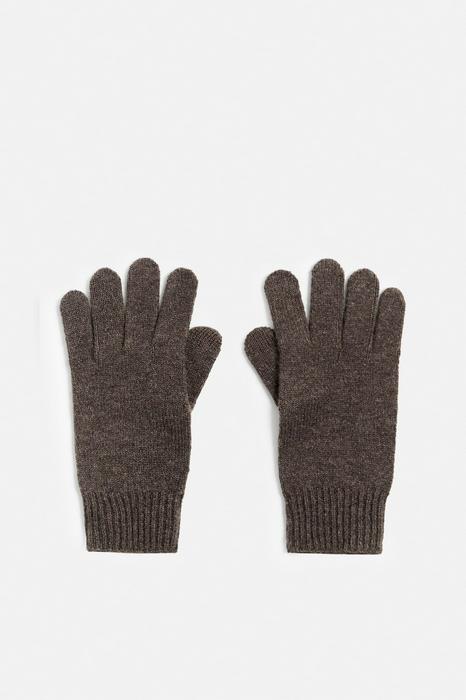 WOOL AND CASHMERE KNITTED GLOVES