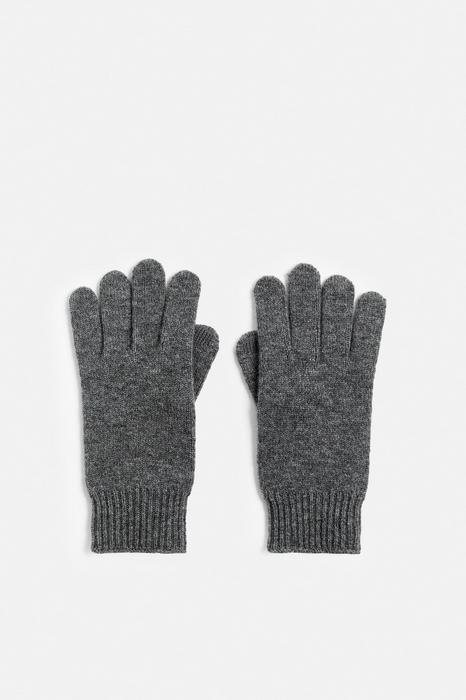 WOOL AND CASHMERE KNITTED GLOVES