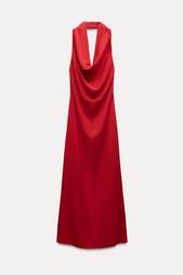 HALTER MIDI DRESS