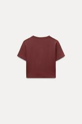 CROPPED STRETCH T-SHIRT