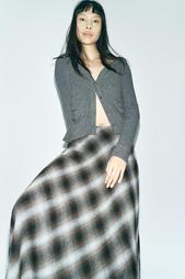 ZW COLLECTION CHECK MIDI SKIRT