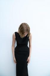 ZW COLLECTION MIDI DRESS WITH SLIT