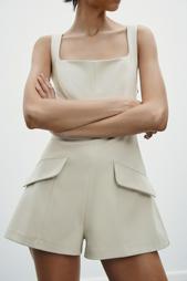 SHORT STRAPPY JUMPSUIT