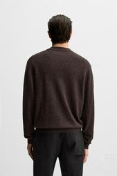 COTTON-WOOL KNIT POLO SHIRT