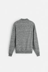 COTTON-WOOL KNIT POLO SHIRT