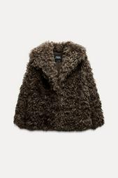 ZW COLLECTION FAUX FUR SHORT COAT