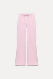 FLARE PLUSH TROUSERS