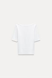 SCOOP NECK T-SHIRT