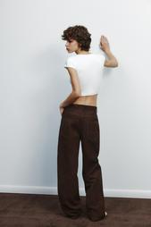 COTTON MODAL CROPPED T-SHIRT