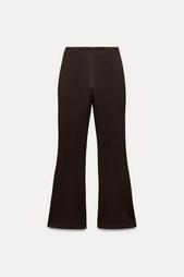 INTERLOCK STITCH BELL BOTTOM TROUSERS