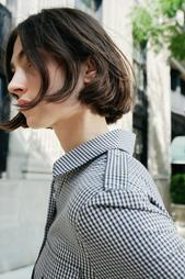 ZW COLLECTION GINGHAM SHIRT