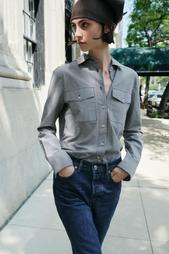 ZW COLLECTION GINGHAM SHIRT