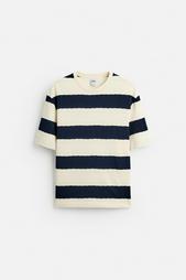 STRIPED JACQUARD T-SHIRT