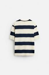 STRIPED JACQUARD T-SHIRT