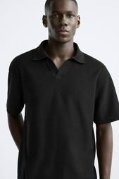 TEXTURED POLO SHIRT