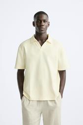 TEXTURED POLO SHIRT