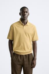 TEXTURED POLO SHIRT