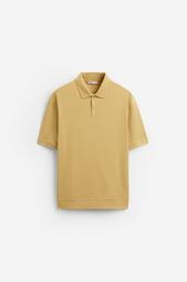 TEXTURED POLO SHIRT