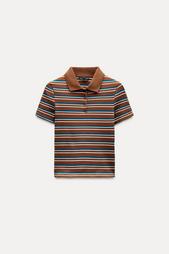 STRIPED POLO T-SHIRT