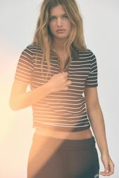 STRIPED POLO T-SHIRT