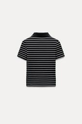 STRIPED POLO T-SHIRT