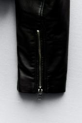 FAUX LEATHER BIKER JACKET