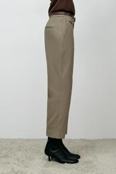 STRAIGHT FIT TROUSERS WITH BELT