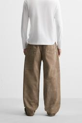 FADED TROUSERS WITH SEAMS