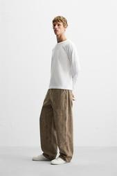 FADED TROUSERS WITH SEAMS