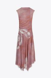 GATHERED TULLE DRESS