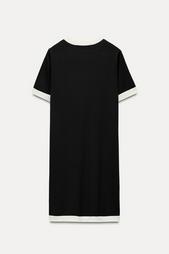 SHORT PLAIN KNIT DRESS