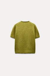 SOFT KNIT SHORT SLEEVE SWEATER