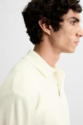 VISCOSE BLEND KNIT POLO SHIRT