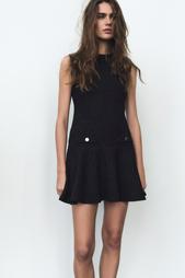 SHORT TEXTURED DRESS